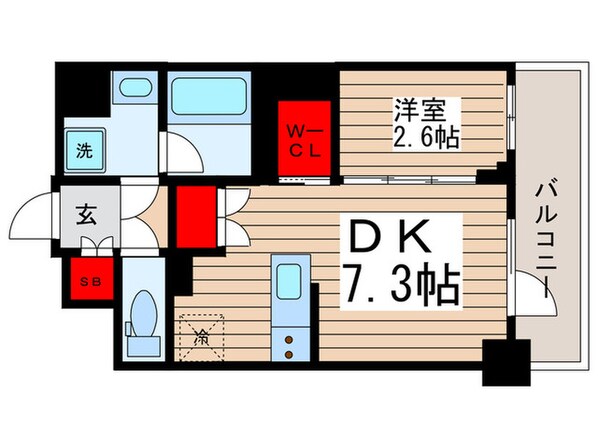 コンフォリア台東根岸の物件間取画像